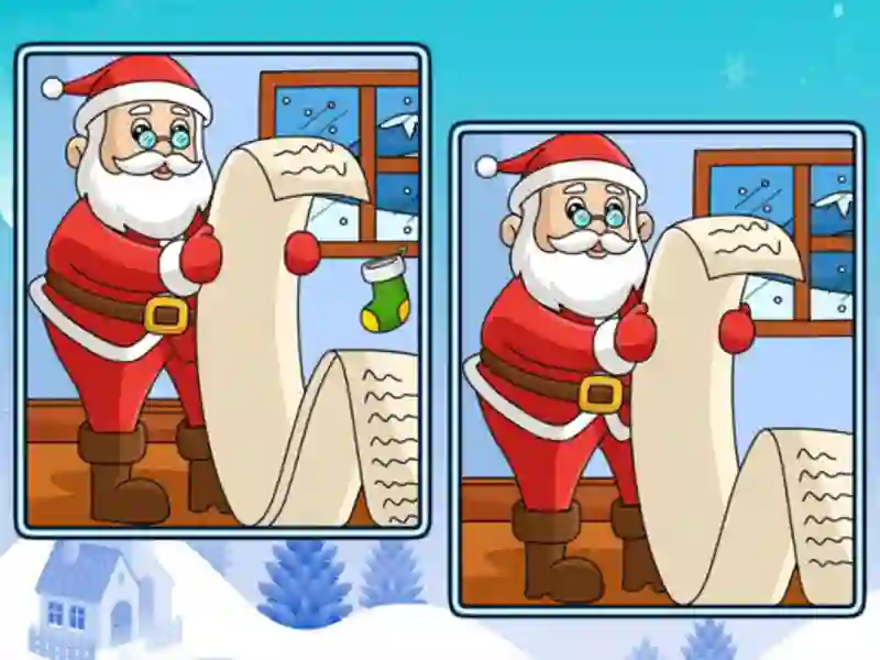 Mäng Christmas Spot the Difference Internetis