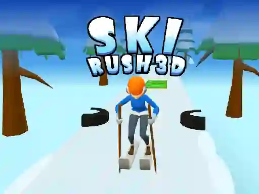 Mäng Ski Rush 3d Internetis
