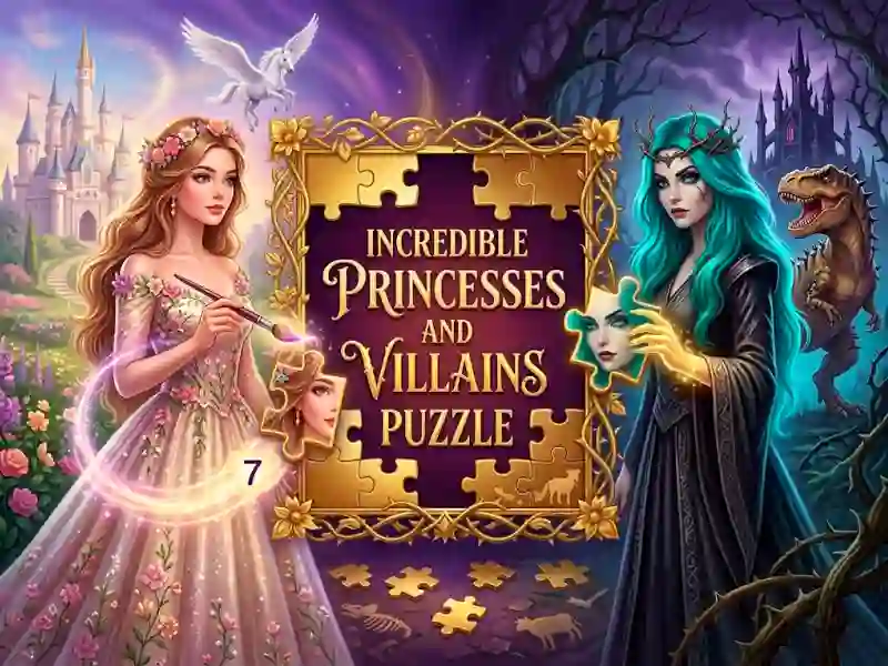 Mäng Incredible Princesses and Villains Puzzle Internetis
