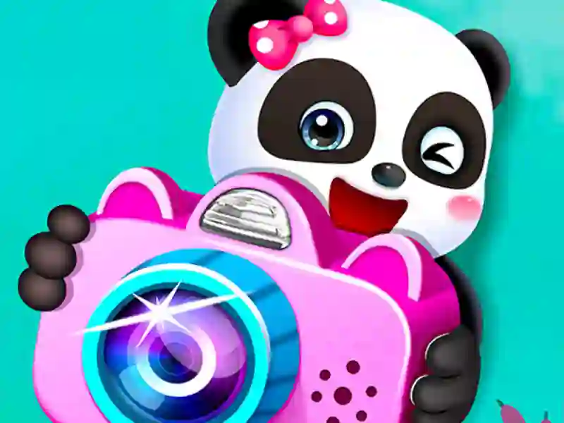 Mäng Baby Panda Photo Studio Internetis