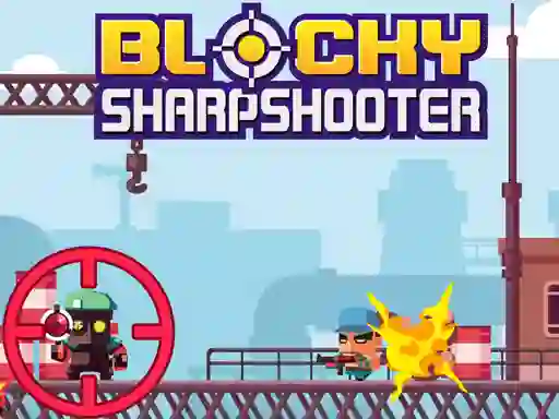 Mäng Blocky Sharpshooter Internetis