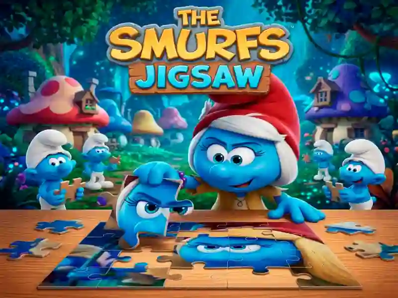 Mäng The Smurfs Jigsaw Internetis