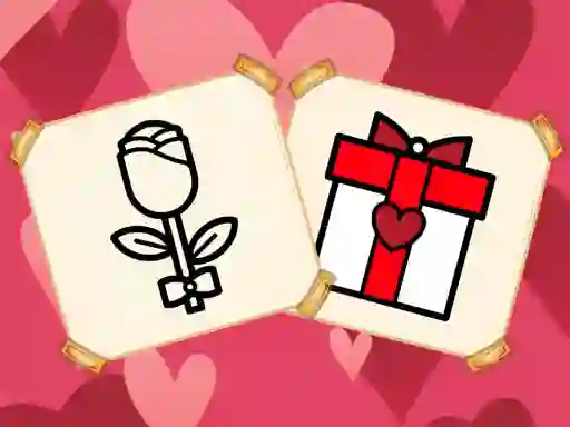 Mäng Valentine Present Coloring Internetis