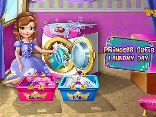 Mäng Young Princess Laundry Day Internetis