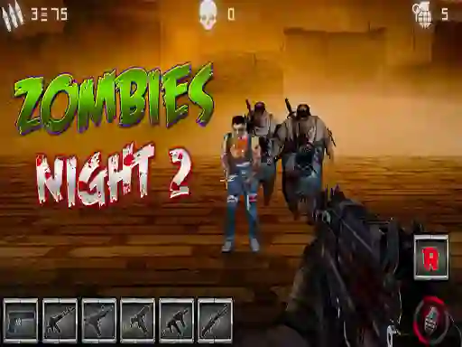 Mäng Zombies Night 2 Internetis