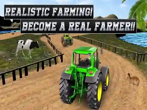 Mäng Real Tractor Farming Simulator : Heavy Duty Tractor Internetis