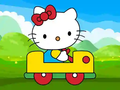 Mäng Cute Kitty Car Jigsaw Internetis