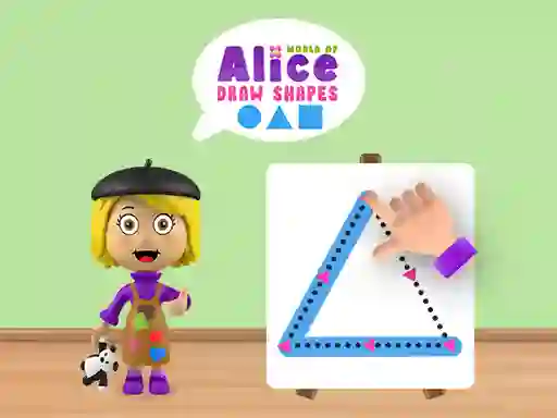 Mäng World of Alice Draw Shapes Internetis