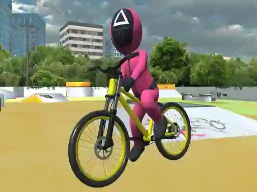 Mäng Squid Gamer BMX Freestyle Internetis