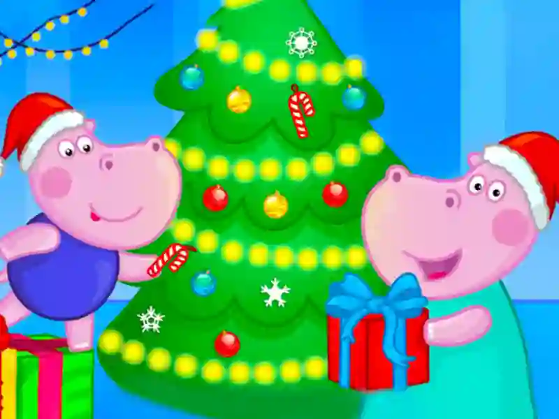 Mäng Hippo Christmas Calendar Internetis