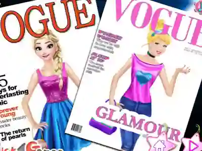 Mäng Princesses On Vogue Cover Internetis