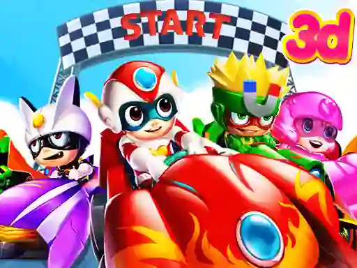 Mäng Cartoon Racing 3D Internetis