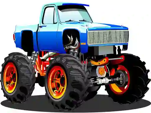 Mäng Monster Truck Puzzle Internetis