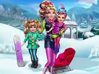 Mäng Twins Winter Fun! Internetis