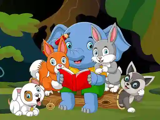 Mäng Cute Animals Memory Internetis