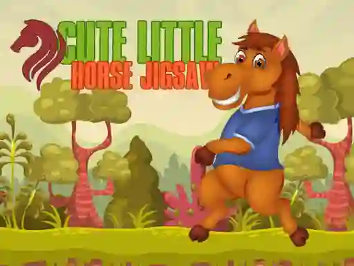 Mäng Cute Little Horse Jigsaw Internetis