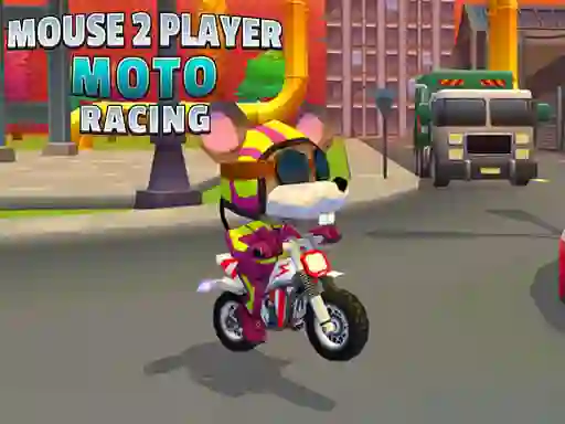 Mäng Mouse 2 Player Moto Racing Internetis