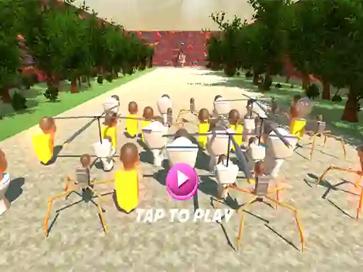 Mäng SQUID TOILET 3D Internetis
