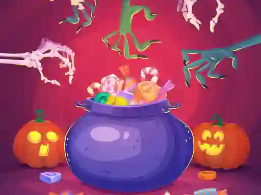 Mäng Cute Halloween Monsters Internetis