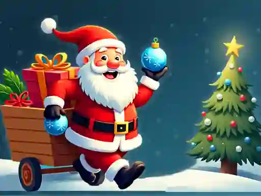Mäng Santa: The Magic of Tree Decorating Internetis