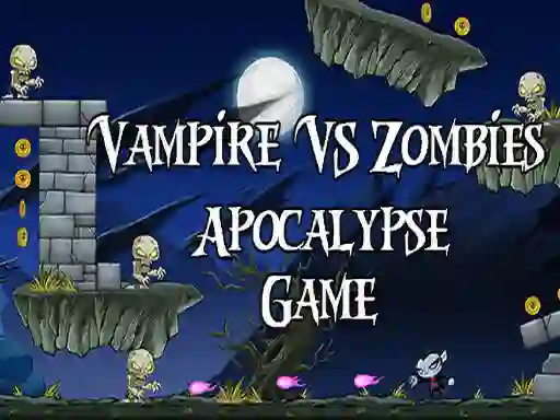 Mäng Vamp kid vs The Zombies apocalipse Internetis