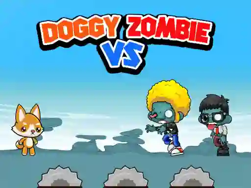 Mäng Doggy Vs Zombies Internetis