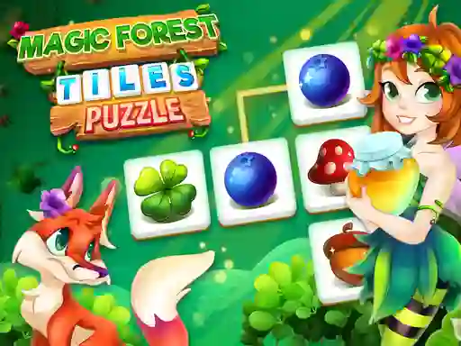 Mäng Magic Forest Tiles Puzzle Internetis