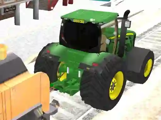 Mäng Tractor Chained Towing Train 2018 Internetis
