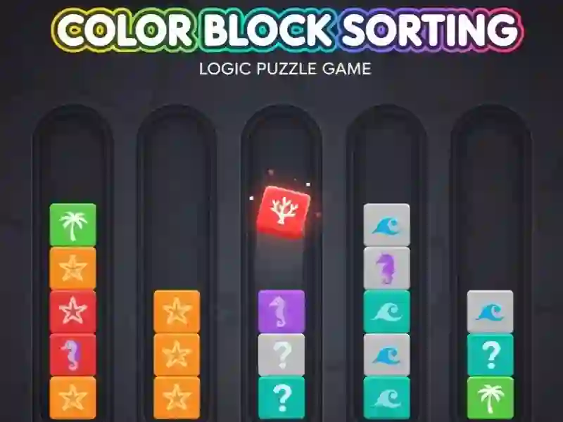Mäng Color Block Sorting Internetis