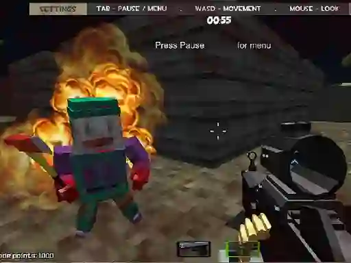 Mäng Pixel Gun Apocalypse Internetis