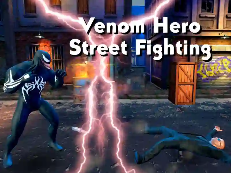 Mäng Venom Hero Street Fighting Internetis