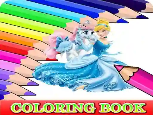 Mäng Coloring Book for Cinderella Internetis