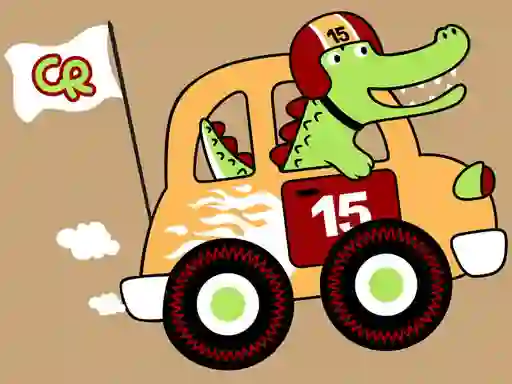 Mäng Fast Racing Cars Coloring Internetis