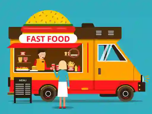 Mäng Food Truck Differences Internetis