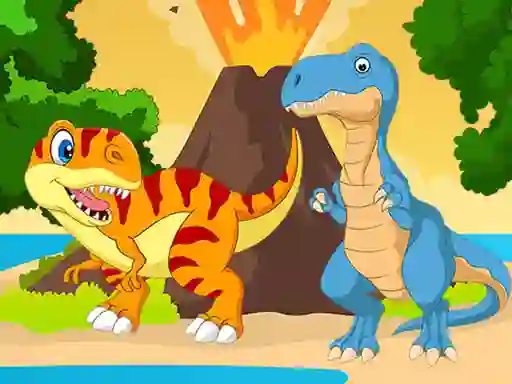 Mäng Dino Jigsaw Internetis