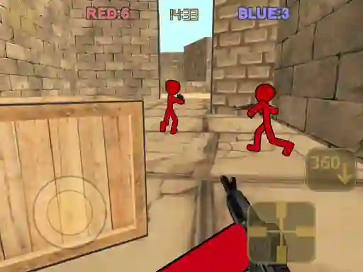 Mäng Stickman Counter Terror Shooter Internetis