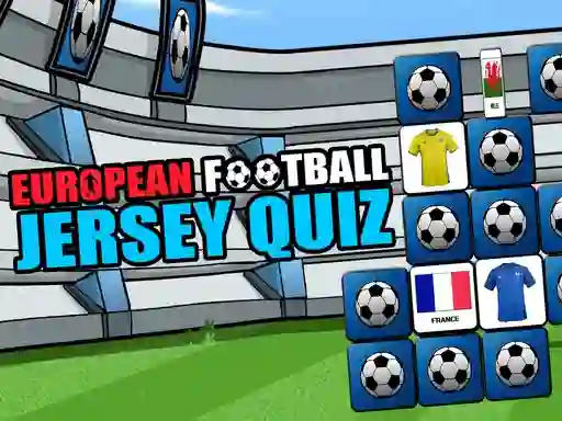 Mäng European Football Jersey Quiz Internetis