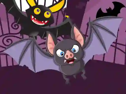 Mäng Scary Midnight Hidden Bats Internetis
