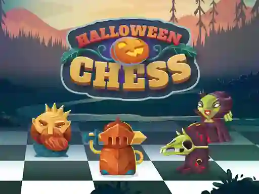 Mäng Halloween Chess Internetis