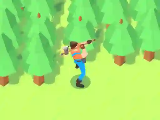 Mäng Idle Lumberjack 3D Internetis