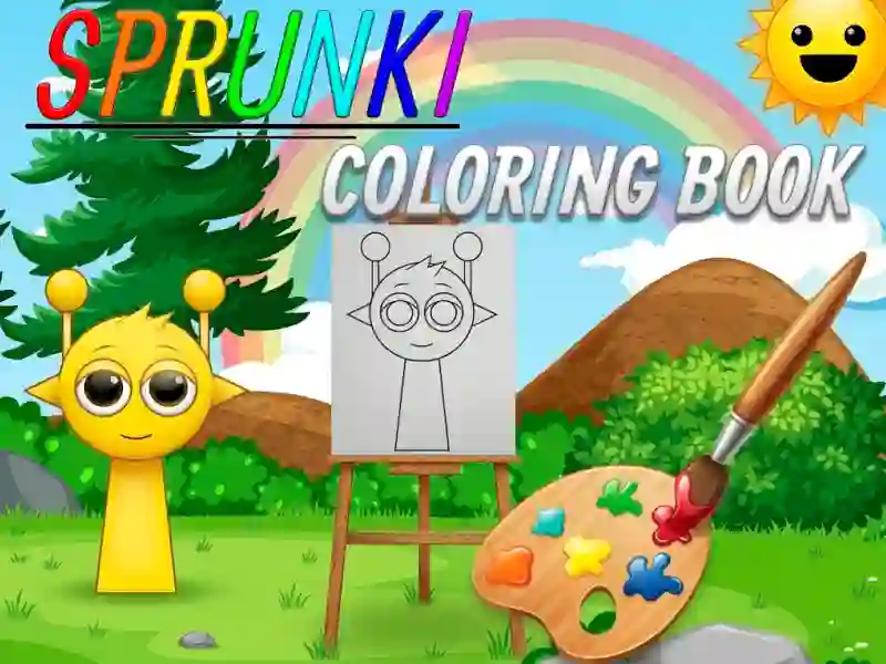 Mäng Sprunki Coloring Book Internetis