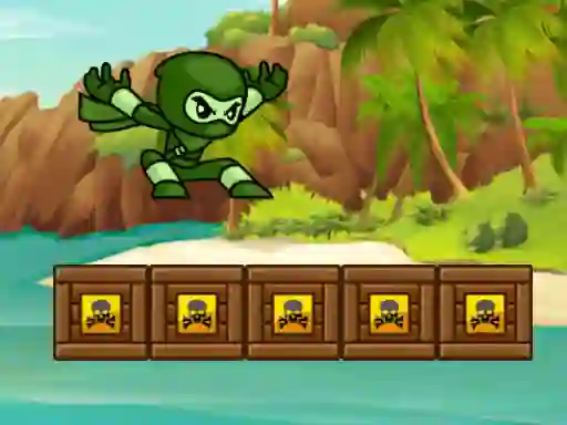 Mäng Green Ninja Run Internetis