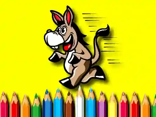 Mäng Back To School Coloring Book Donkey Internetis