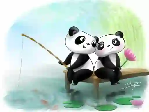 Mäng Pandas Slide Internetis