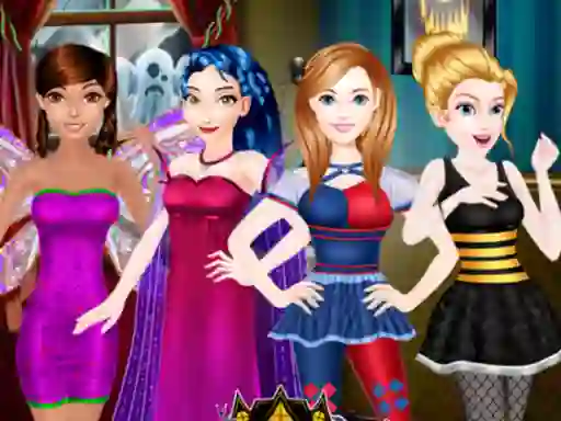 Mäng Royal Halloween Party Dress Up Internetis