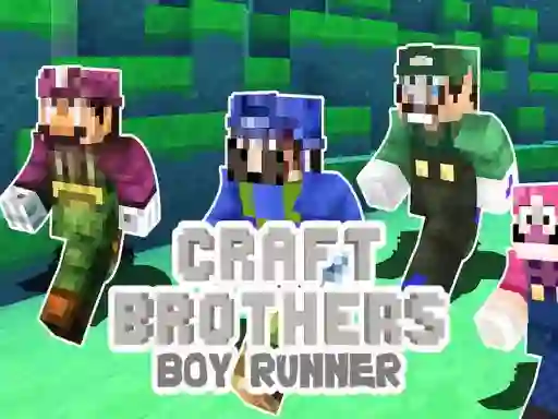 Mäng Craft Bros Boy Runner Internetis