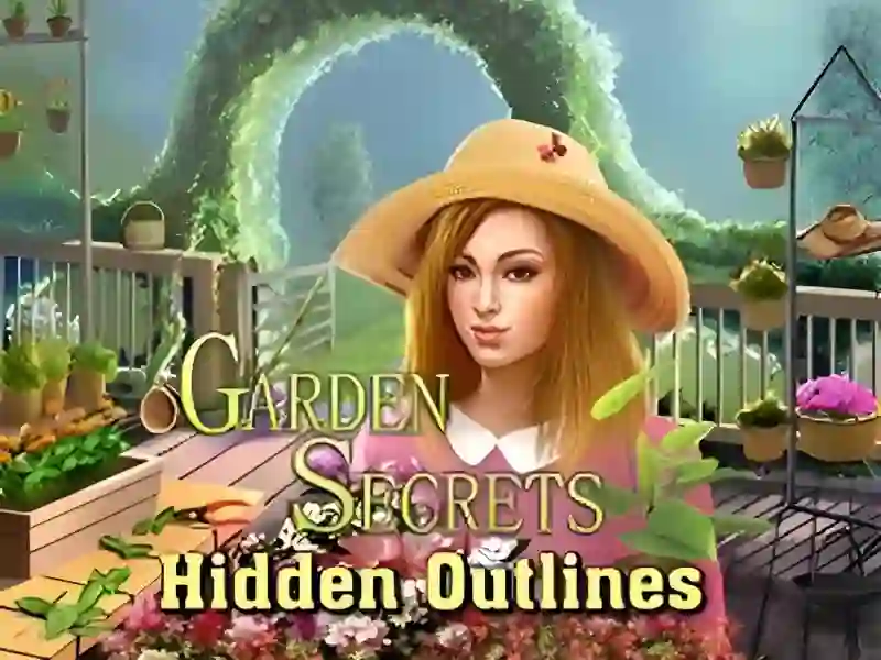 Mäng Garden Secrets Hidden Objects by Outline Internetis