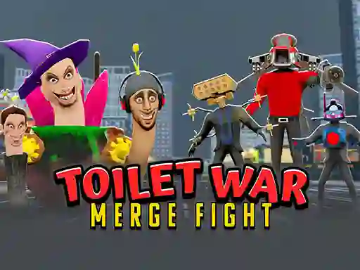 Mäng Toilet War: Merge Skibidi Internetis