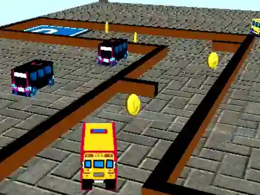 Mäng School Bus 3D Parking Internetis