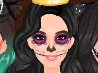 Mäng Kardashians Spooky Makeup Internetis